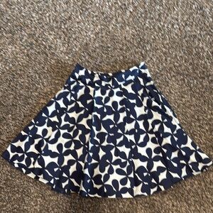 Blue and White Skirt